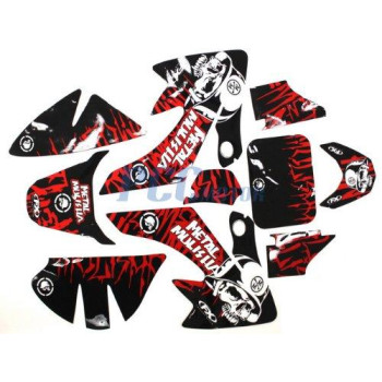 PCC MOTOR GRAPHICS DECALS STICKERS KIT FOR CRF50 PIT BIKE DE59