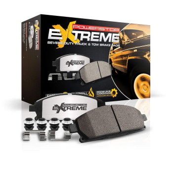 Power Stop Rear Z36-1274 Carbon-Fiber Ceramic Brake Pads Truck and Tow Z36 [Application Specific]