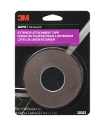 3M Exterior Attachment Tape, Ideal for Moldings, Emblems and Trim, 1/4 in width x 5 yards in length, 1 roll