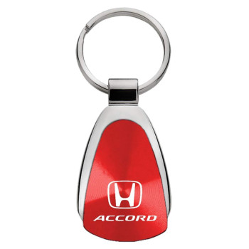 Au-Tomotive Gold, INC. Honda Accord Red Tear Drop Key Chain