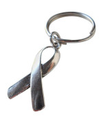 JewelryEveryday Cancer Awareness Ribbon Keychain - Carry with You Hope and Strength
