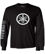 Factory Effex 17-87214 'Yamaha' Long Sleeve T-Shirt (Black, Large)