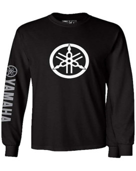 Factory Effex 17-87214 'Yamaha' Long Sleeve T-Shirt (Black, Large)