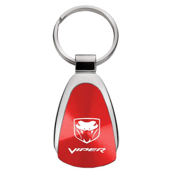 Dodge Viper Red Tear Drop Key Chain Key Chain