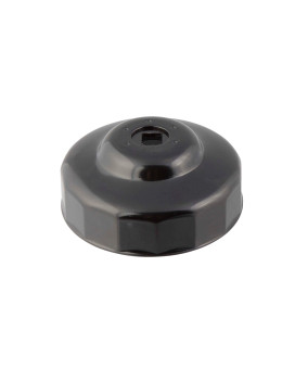 Steelman 90mm x 15 Flute Oil Filter Cap Wrench, 3/8-inch Drive, Low-Profile Design for Confined Space