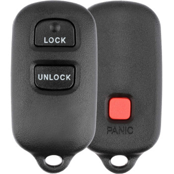 KeylessOption Just The Case Keyless Entry Remote Key Fob Shell