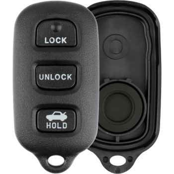 KeylessOption Just The Case Keyless Entry Remote Key Fob Shell