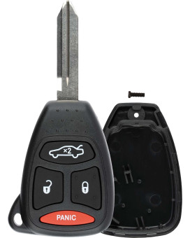 KeylessOption Just the Case Keyless Entry Remote Control Car Key Fob Shell Replacement for KOBDT04A