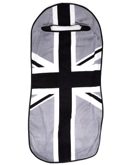 Seat Armour (SA100MINIBGR) Black/Gray 'British Flag' Seat Protector Towel