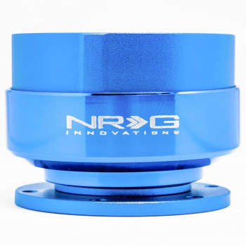 NRG Steering Wheel Quick Release Kit - Generation 2.0 - Blue with Blue Ring SRK-200BL