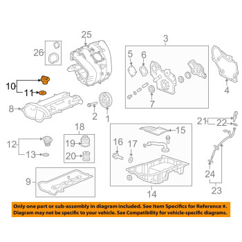 General Motors 12642163, Engine Oil Filler Cap