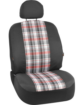 Bell Automotive 22-1-56863-9 Black Plaid Low-Back Bucket Seat Cover, One Size