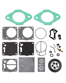 Mikuni Carburetor Rebuild Kit Includes Base Gasket 6M6-13556-A1-00-00 Compatible with Yamaha Wave Runner 650 Super Jet 701 PWC Jetski BG