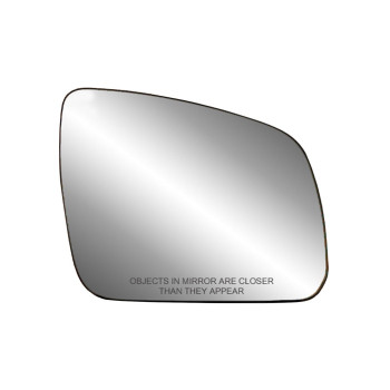 Passenger Side Heated Mirror Glass w/backing plate, Mercedes C-class C300, C-class C350, C-class C63, 5 3/8 x 6 7/8 x 8 1/8 (will not fit on 4Matic models, w/o auto dimming)