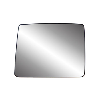 Driver Side Heated Mirror Glass w/backing plate, Ford F150, 6 5/16 x 8 5/16 x 10 (towing Mirror top lens)