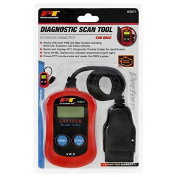 Performance Tool W2977 CAN OBD II Scanner Tool for Check Engine Light & Diagnostics, Direct Scan and Read Out