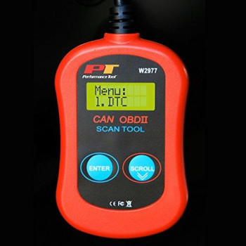 Performance Tool W2977 CAN OBD II Scanner Tool for Check Engine Light & Diagnostics, Direct Scan and Read Out