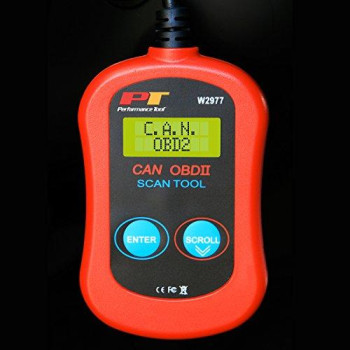 Performance Tool W2977 CAN OBD II Scanner Tool for Check Engine Light & Diagnostics, Direct Scan and Read Out