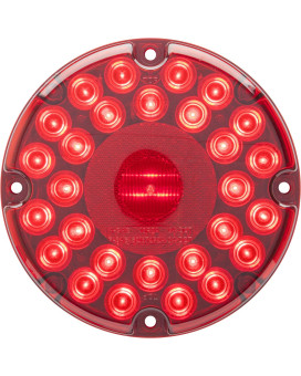 Optronics STL90RBP 7 Round LED Transit Light, Red