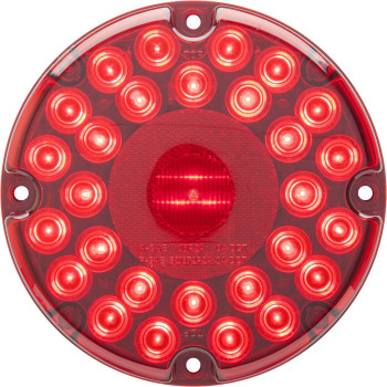 Optronics STL90RBP 7 Round LED Transit Light, Red