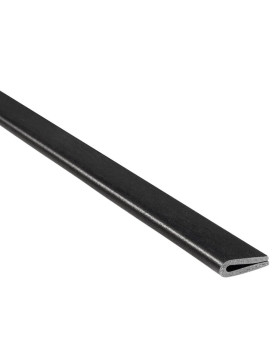 TRIM-LOK Rubber Edge Trim  Fits 1 /16 Edge, 3/8 Leg Length, 25 Length, Black  Flexible Neoprene Edge Protector for Sharp/Rough Surfaces, Easy to Install for Cars, Boats, Machinery and More