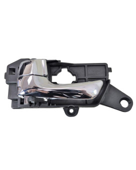 PT Auto Warehouse HY-2306M-FL - Interior Inner Inside Door Handle, Chrome - Front Left Driver Side