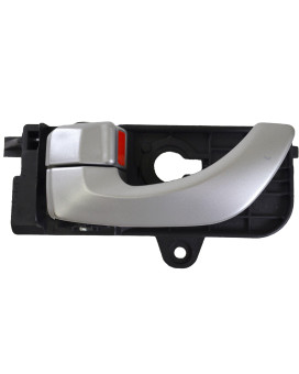 PT Auto Warehouse HY-2307P-FL - Inside Interior Inner Door Handle, Painted Silver - Driver Side Front