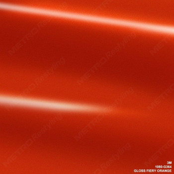 3M 1080 G364 Gloss Fiery Orange 5ft x 1ft (5 sq/ft) Car Wrap Vinyl Film