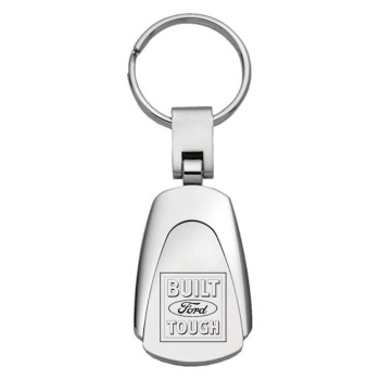 Au-Tomotive Gold, INC. Built Ford Tough Chrome Tear Drop Key Chain