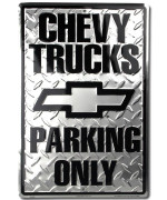 Chevy Truck Parking Sign