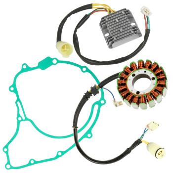 Caltric Stator & Regulator & Gasket Compatible With Honda Trx300 Trx-300 Fourtrax 300 1988-1992