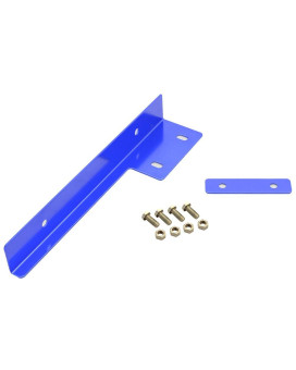 IKON MOTORSPORTS Universal Fitment Front Bumper License Replacement Plate Mount Relocator Frame Bracket Holder Bar Blue