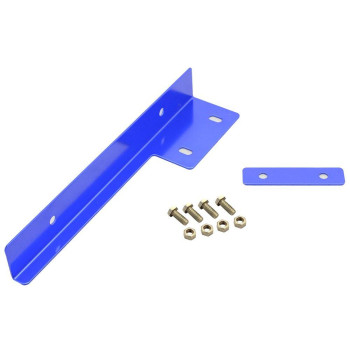 IKON MOTORSPORTS Universal Fitment Front Bumper License Replacement Plate Mount Relocator Frame Bracket Holder Bar Blue