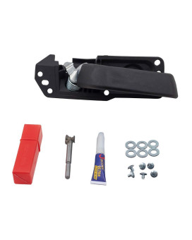 Brock Replacement Passenger Side Inside Door Handle Repair Kit with Lever, Base & Hardware Compatible with 2007-2013 Silverado 1500 & Sierra 1500/ 2007-2014 Silverado 2500/3500 & 2007-2014 Sierra