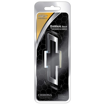 CHROMA 9115 Chevy Injection Molded Emblem, 1 Pack, chrome