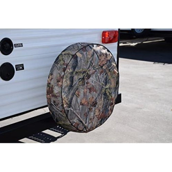 ADCO 8758 Camouflage Game Creek Oaks Spare Tire Cover L (Fits 25 1/2 Diameter Wheel)