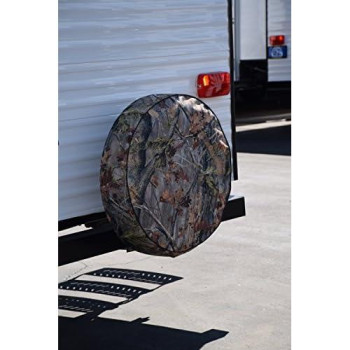 ADCO 8758 Camouflage Game Creek Oaks Spare Tire Cover L (Fits 25 1/2 Diameter Wheel)