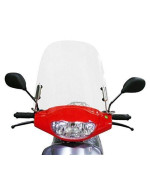 MMG Scooter Windshield 3 millimeters Clear Plastic Acrylic comes with mounting hardware