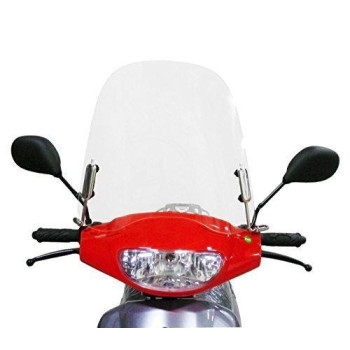 MMG Scooter Windshield 3 millimeters Clear Plastic Acrylic comes with mounting hardware