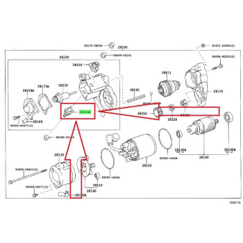 Genuine Toyota Parts - Starter Kit (28226-72010)