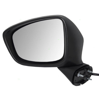 Drivers Power Side View Mirror with Signal Ready-to-Paint Replacement for Mazda CX-5 KD35-69-181G