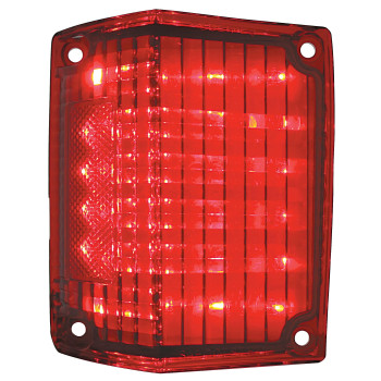 United Pacific CTL7072LED-L Red LED Tail Light Lens (L/H 1970-72 El Camino & Station Wagon)