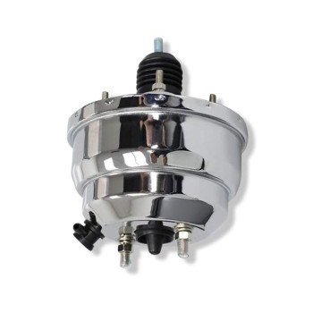 DEMOTOR PERFORMANCE 8 Dual Universal Chrome Brake Booster Muscle Car Hot Rod Rat Rod for Chevy