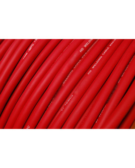 TEMCo INDUSTRIAL WC0147-15 ft 4 Gauge AWG Welding Lead & Car Battery Cable Copper Wire RED | Made in USA