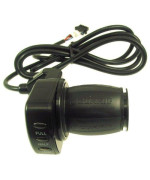 Currie 24 Volt LED Twist Throttle - Twist Throttle with 5 Pin Connector for Schwinn S500, Ezip E500, E750, E900 Electric Scooters