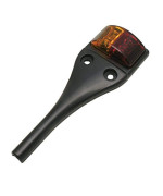 Kaper II Auxiliary Light left side, 2-diode, amber/red in the same light, designed for fender-mount, two 450mm wires. - L04-0040L