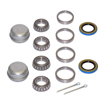 RIGID HITCH INCORPORATED Pair of Trailer Bearing Repair Kits for 1-1/16 Inch Straight Spindles