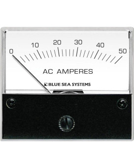 Blue Sea 9630 AC Analog Ammeter 0-50 Amperes AC