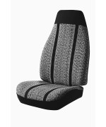 FIA TR48-33 BLACK Custom Fit Front Seat Cover Bucket Seats - Saddle Blanket, (Black)