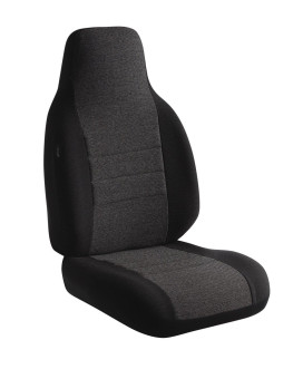 FIA SP82-97 BLACK Custom Fit Rear Seat Cover Split Seat 60/40 - Poly-Cotton, (Black)